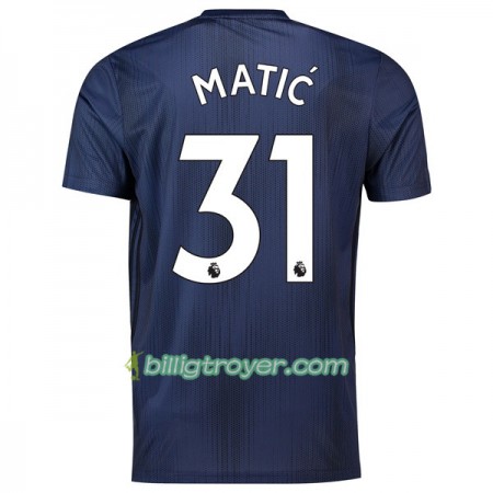 Billige Fotballdrakter Manchester United Matic 31 2018/19 Tredjedraktsett Kortermet